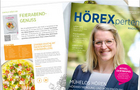 Titelbild HÖREXperten Magazin und Innenansicht von Rezeptseite